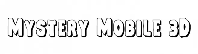 Mystery Mobile 3D  Скачать бесплатные шрифты