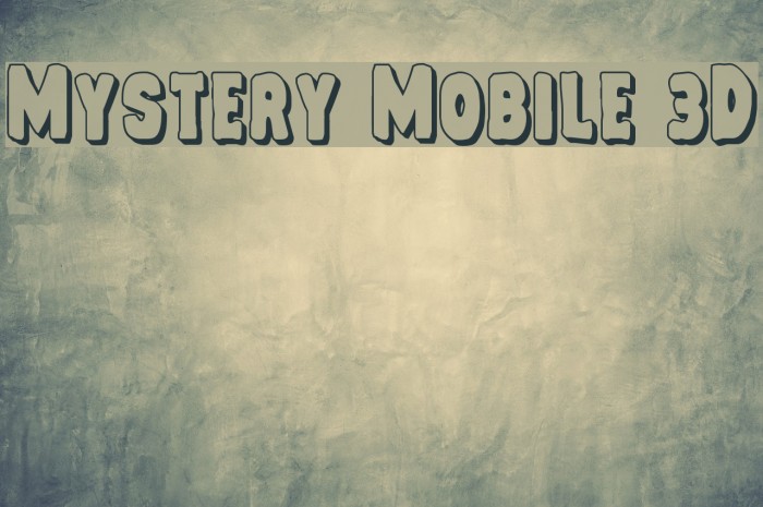 Mystery Mobile 3D Polices examples