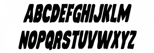 Mystery Mobile Condensed Italic Font Litere mari