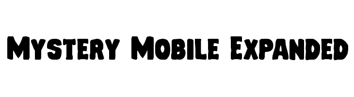 Mystery Mobile Expanded  Free Fonts Download