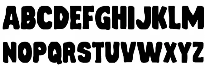 Mystery Mobile Expanded Font Litere mari