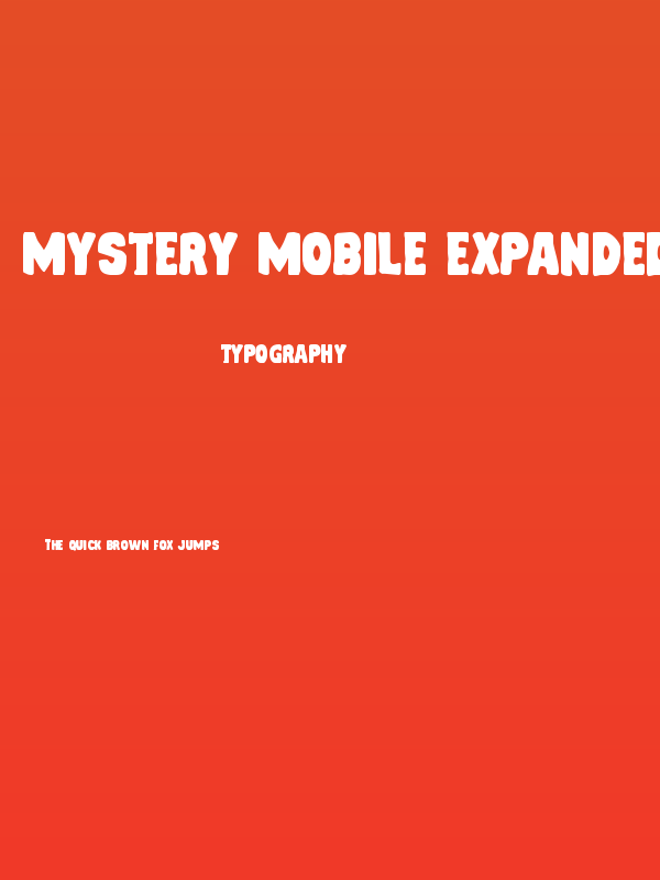Mystery Mobile Expanded Poster