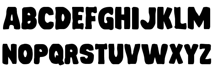 Mystery Mobile Expanded Font LOWERCASE