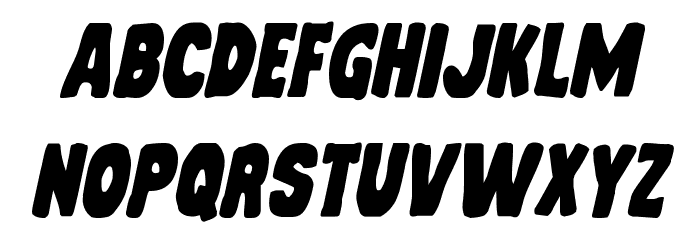 Mystery Mobile Italic Caratteri MINUSCOLO
