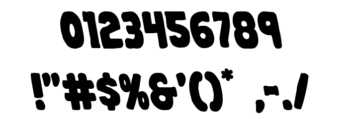 Mystery Mobile Leftalic Font OTHER CHARS
