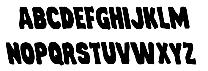 Mystery Mobile Leftalic Font LOWERCASE