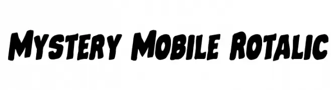 Mystery Mobile Rotalic  baixar fontes gratis