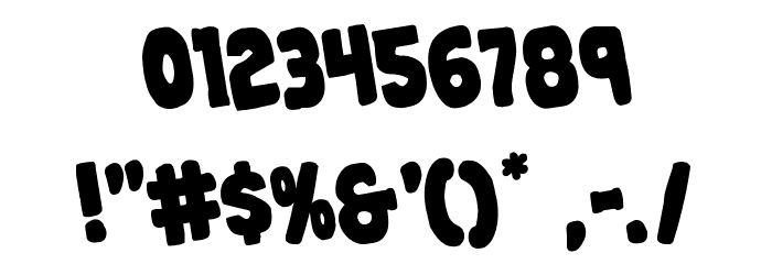 Mystery Mobile Rotated Font OTHER CHARS