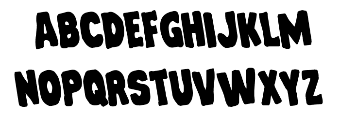 Mystery Mobile Rotated Font LOWERCASE