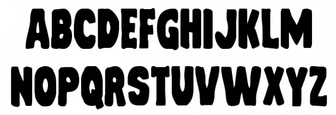 Mystery Mobile Font UPPERCASE