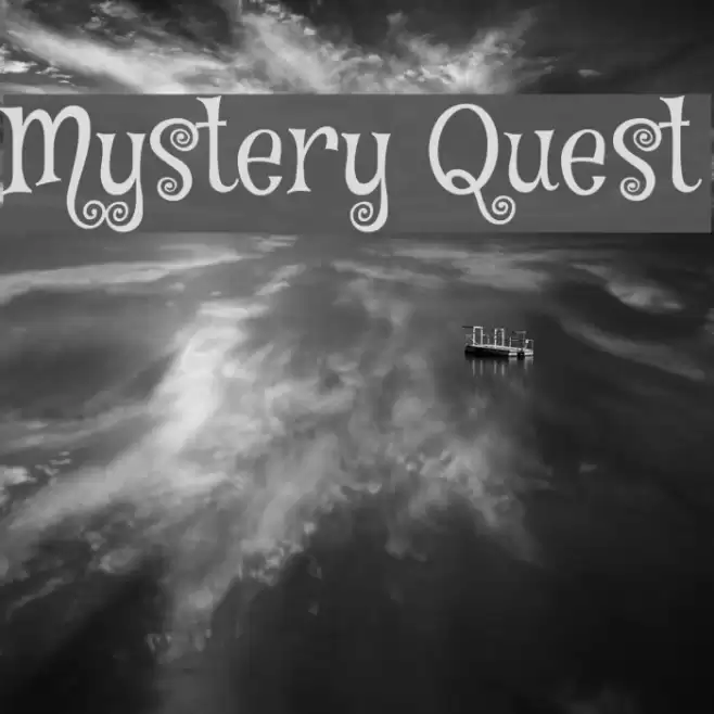 Mystery Quest Font examples