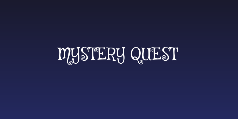 Mystery Quest Social Header