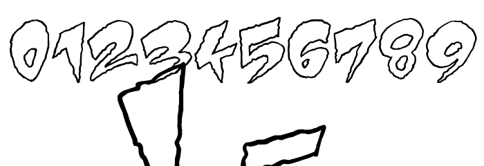 Mystery White Font OTHER CHARS