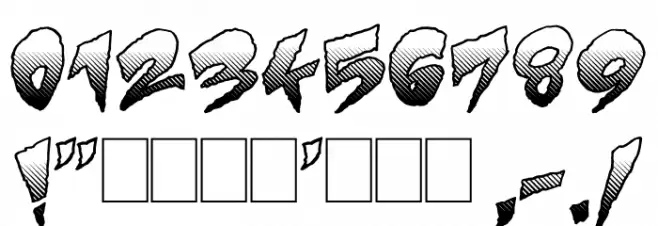 Mystery Font OTHER CHARS