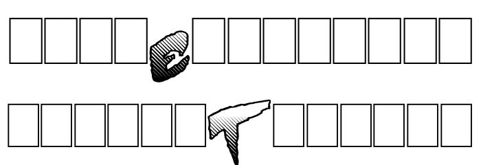 Mystery Font LOWERCASE