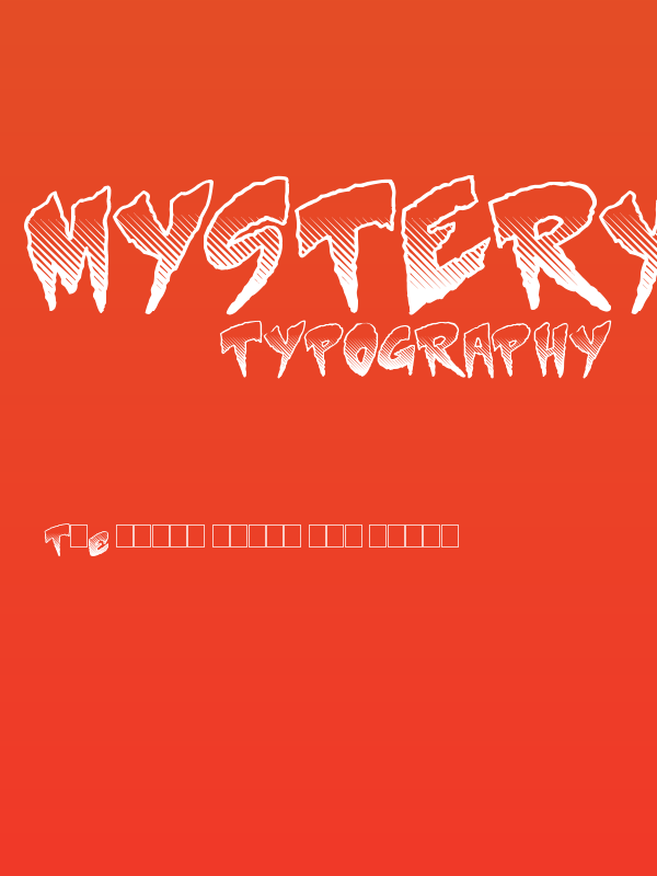 Mystery Poster