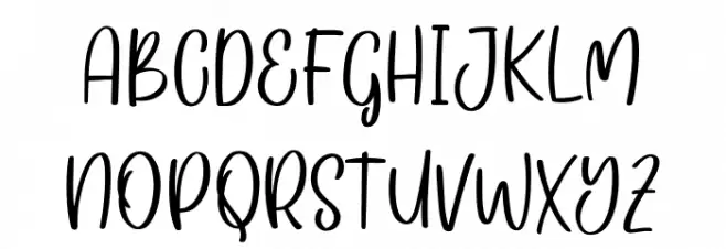 Mysthics Free Font Litere mari