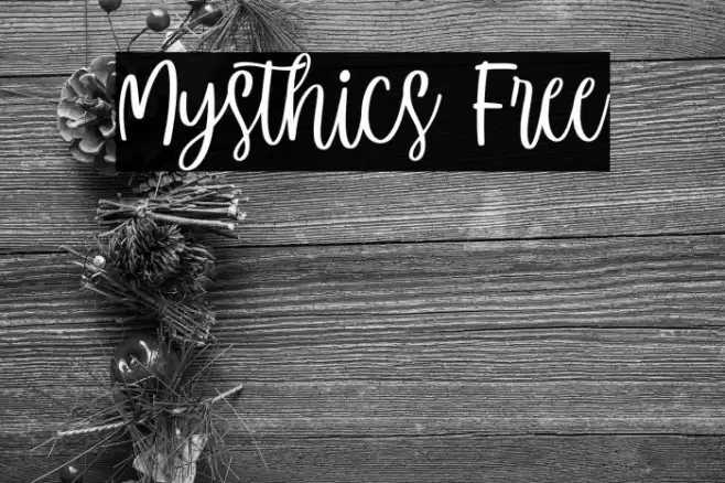 Mysthics Free Font examples