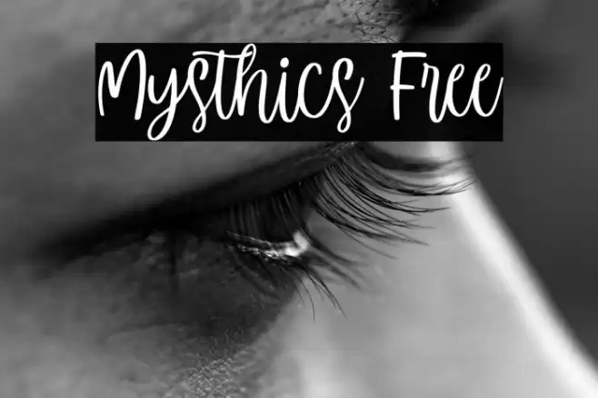 Mysthics Free Font examples
