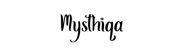 Mysthiqa  नि: शुल्क फ़ॉन्ट्स डाउनलोड