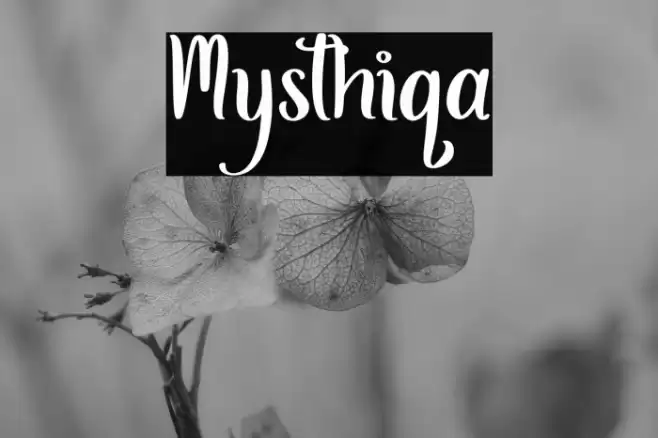 Mysthiqa Font examples