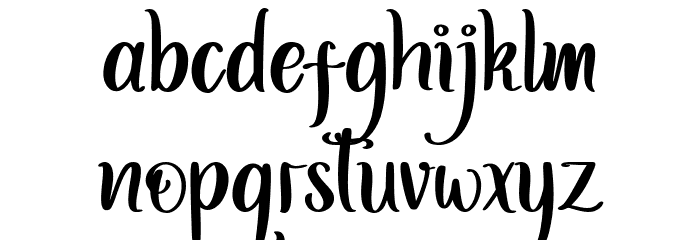 Mysthiqa Font LOWERCASE