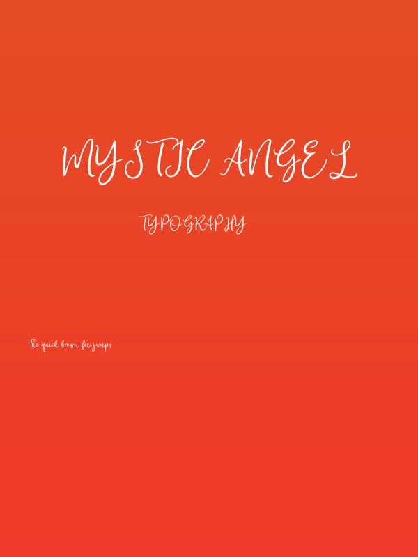 Mystic Angel Poster