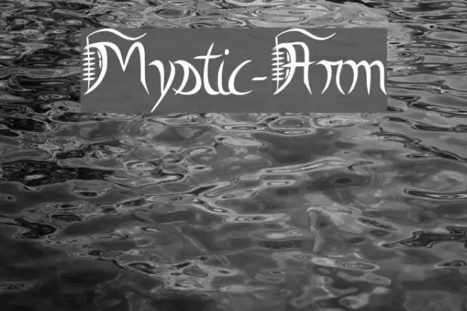 Mystic-Arm Font examples