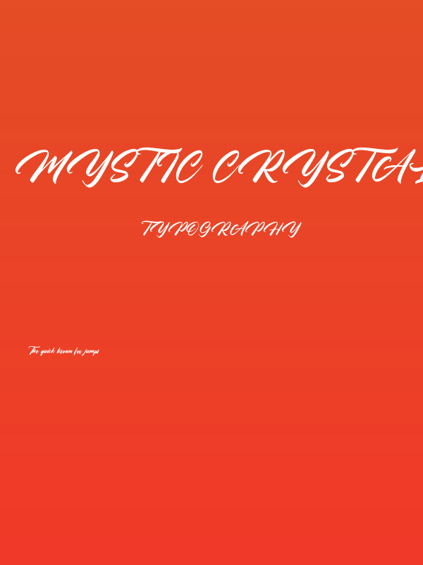 Mystic Crystal Poster