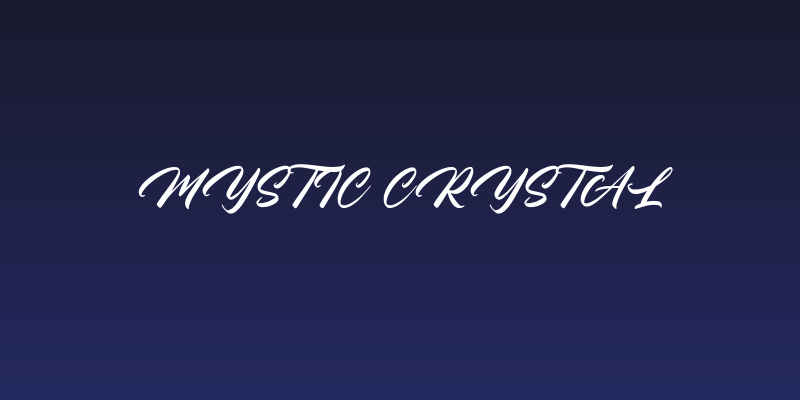 Mystic Crystal Social Header