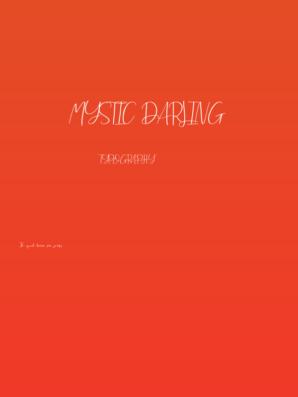 Mystic Darling Poster