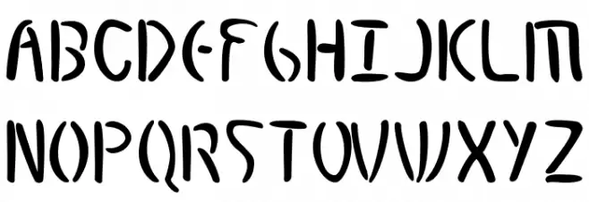 Mystic Etchings Normal Schriftart Groß