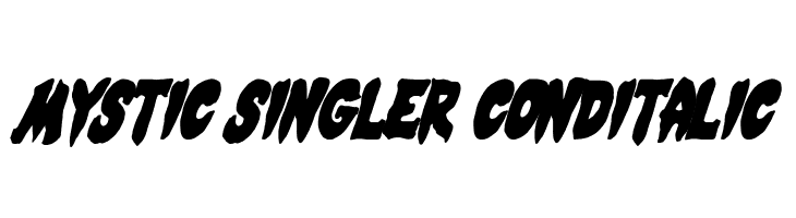 Mystic Singler CondItalic  Free Fonts Download