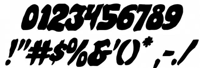 Mystic Singler CondItalic Font OTHER CHARS