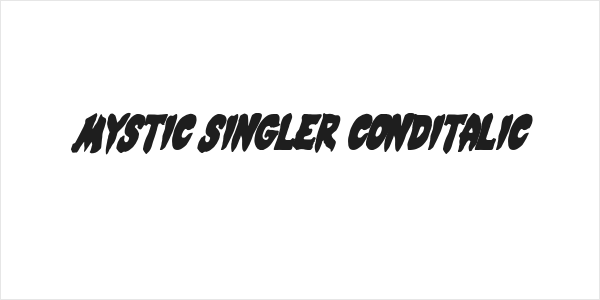 Mystic Singler CondItalic Logo