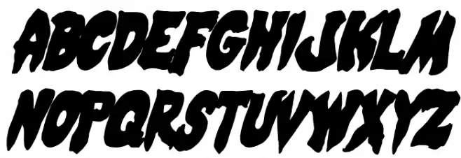 Mystic Singler CondItalic Font LOWERCASE