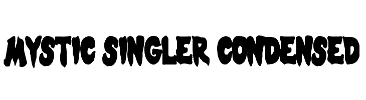 Mystic Singler Condensed  les polices de caractères gratuit tlcharger