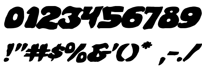 Mystic Singler ExpItalic Font OTHER CHARS