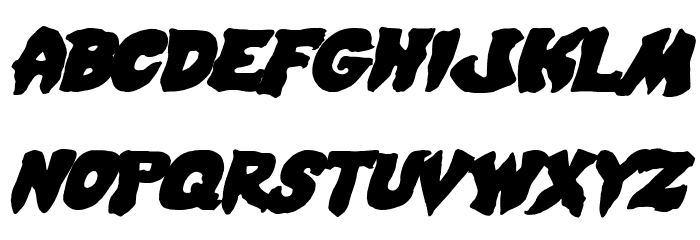 Mystic Singler ExpItalic Font LOWERCASE