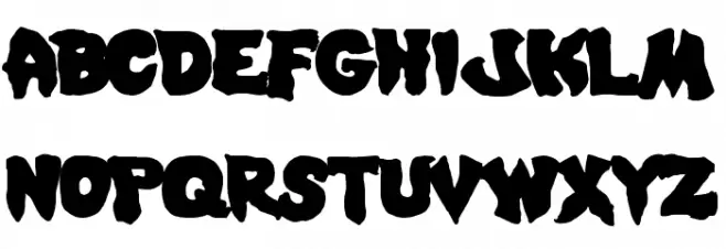 Mystic Singler Expanded Font LOWERCASE
