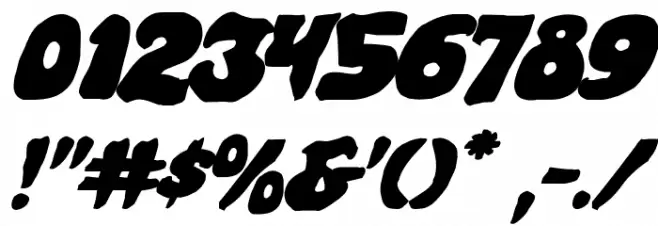 Mystic Singler Italic Font OTHER CHARS