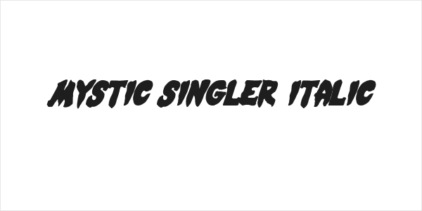 Mystic Singler Italic Logo