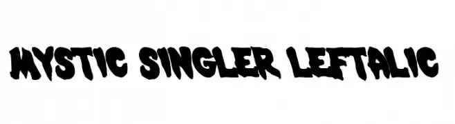 Mystic Singler Leftalic  baixar fontes gratis