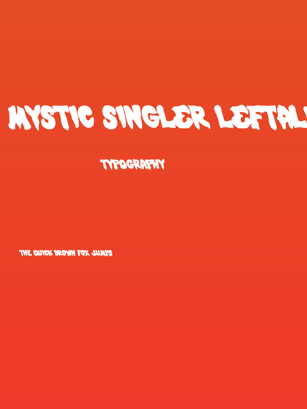 Mystic Singler Leftalic Poster