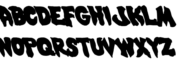 Mystic Singler Leftalic Font LOWERCASE