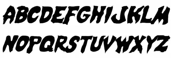 Mystic Singler Light Italic फ़ॉन्ट लोअरकेस