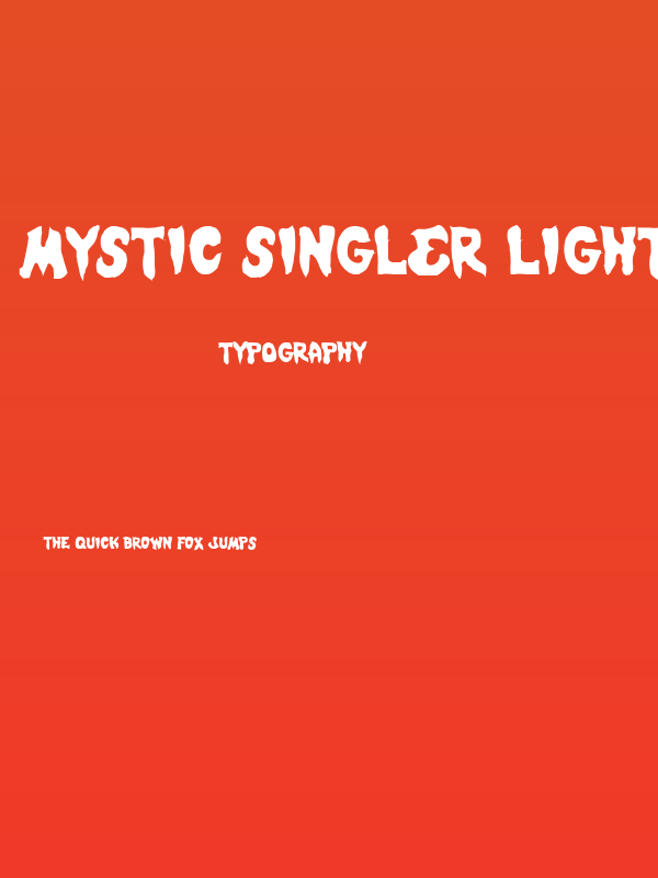 Mystic Singler Light Poster