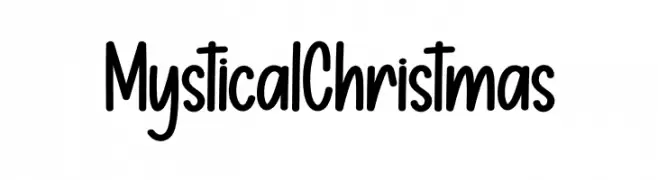 Mystical Christmas フリーフォントのダウンロード