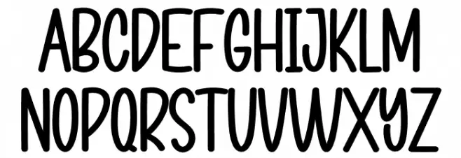 Mystical Christmas 字体 大写