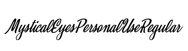 Mystical Eyes Personal Use Regular Font